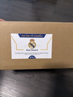 DAKA TOP AUDIENCE Real Madrid 2025/26 OVP Sealed 4x 
