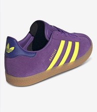 adidas originals gazelle C purple Size 12k