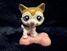 Littlest Pet Shop LPS Husky Dog Figure 2010 McDonald's Happy Meal Toy