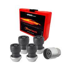 Radschloss Radschrauben Satz für Volvo C70 / C30 ab 2006 Schwarz M12X1.5