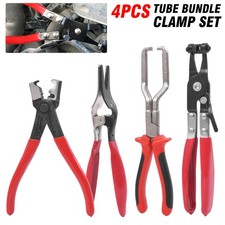 4 Piece Electrical Disconnect Pliers Kit Hose Clamp Pliers Tool for Car Repair
