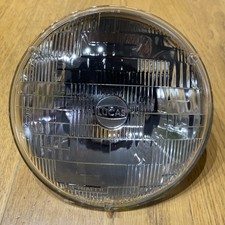 Genuine Vintage Lucas SB7014 12V 7" Sealed Beam Headlamp with Pilot