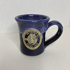Deneen Pottery Original Pancake House Coffee Mug Park Ridge Illinois Blue