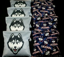 UNIVERSITY OF CONNECTICUT UCONN 8 ACA Regulation Cornhole Bean Bags 