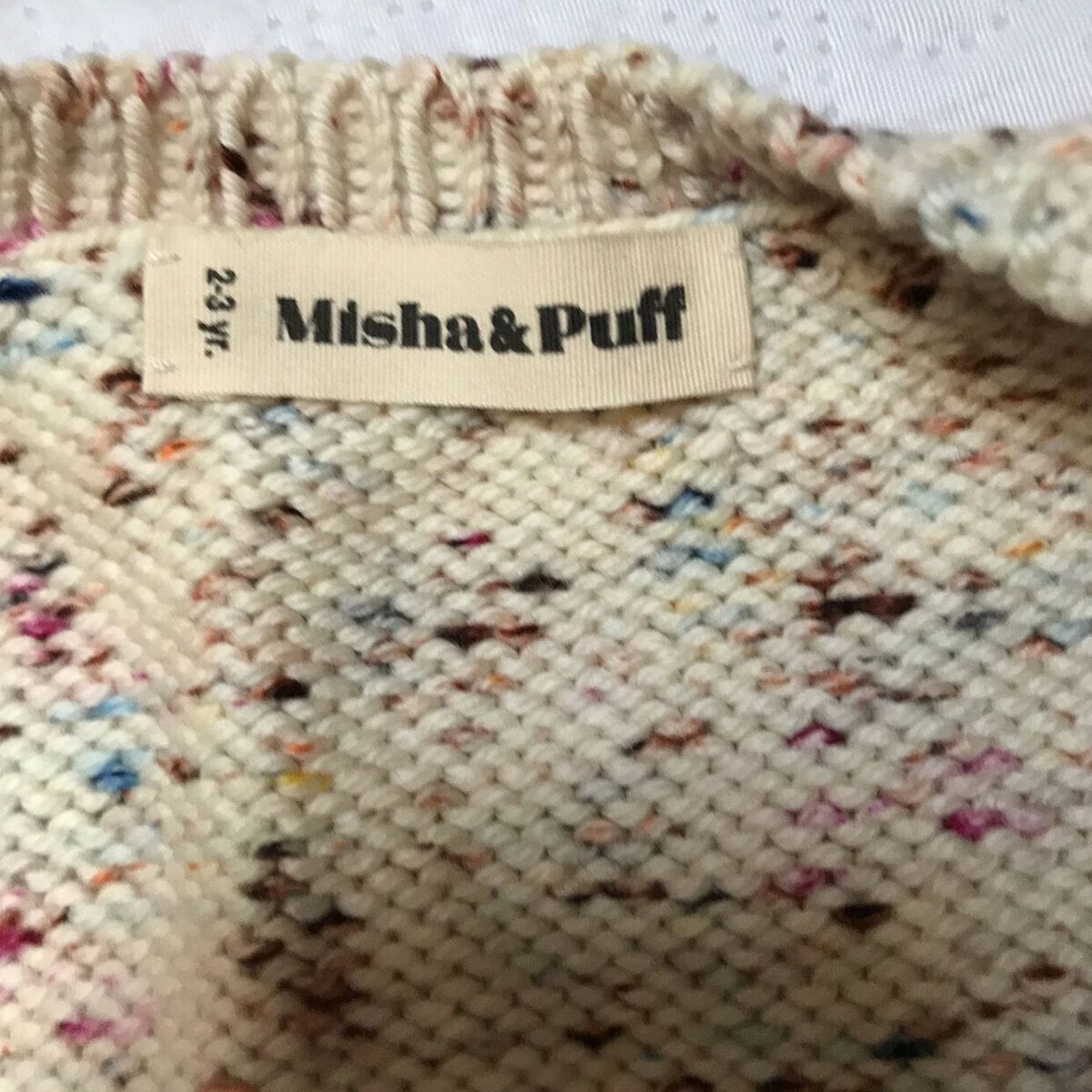 Misha & Puff Ellie Cardigan Confetti Sweater Size 2/3 | eBay