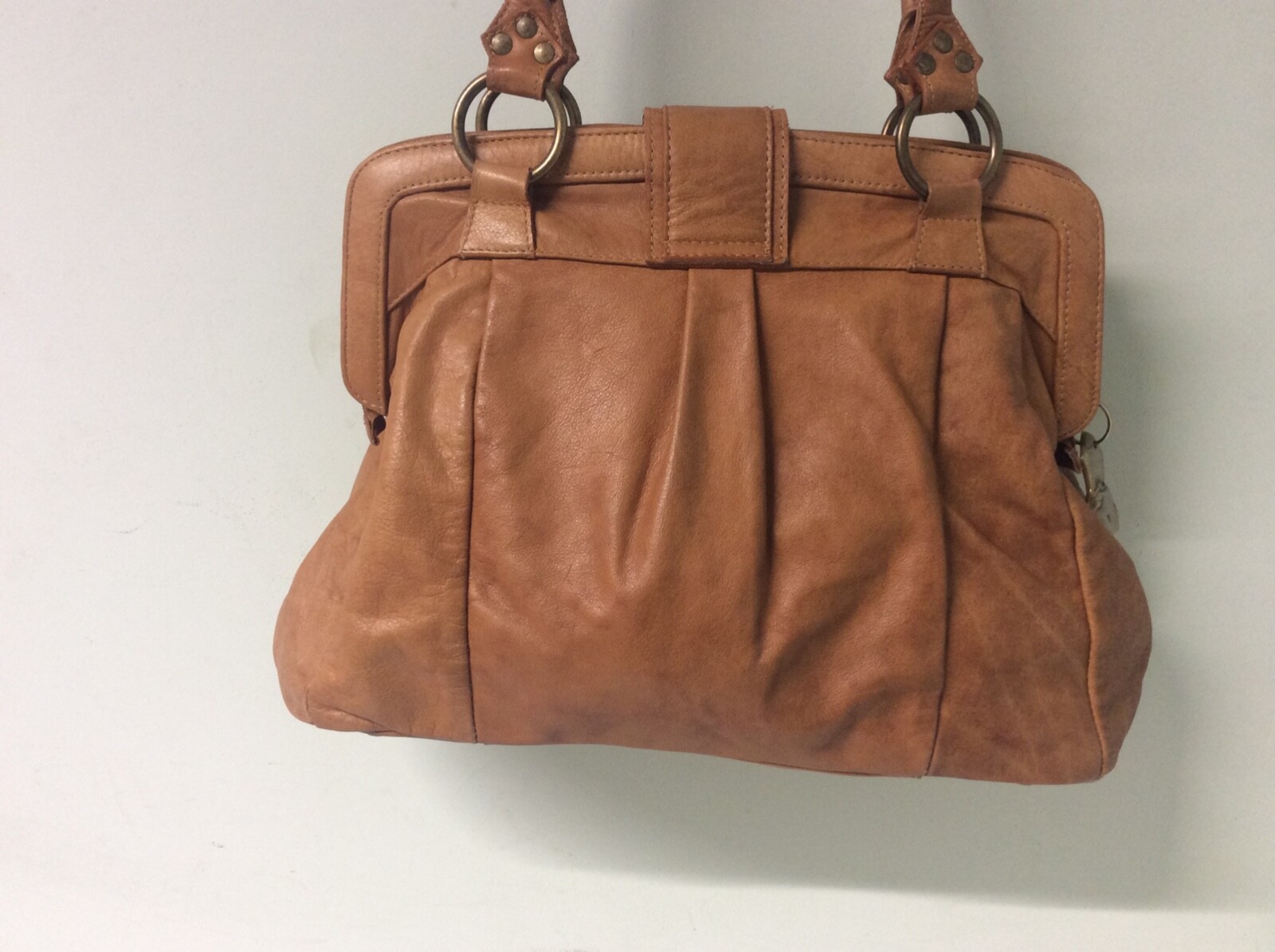 River Island tan leather large shoulder bag eBay