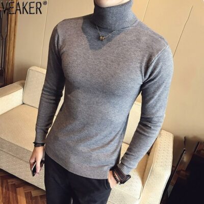 Suéteres ORIGINALES De Cuello De Tortuga Para Hombre Sexy Jerse