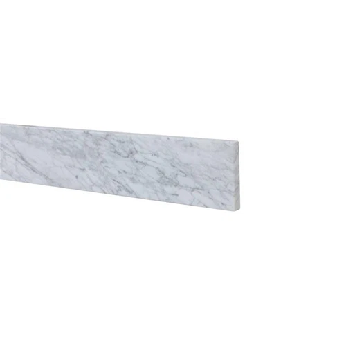 Elegant Decor Napoli 42" Traditional Marble Backsplash in Carrara White - Picture 4 of 5
