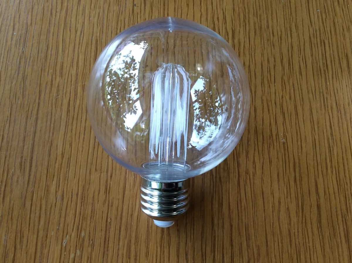 Replacement Vintage Globe Bulb Shade For Noma 10 LED Mixed Bulb Lightset