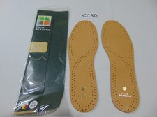 NEW FOOTCARE INSOLES SHOE INSERTS FOUR SEASONS LEATHER SIZE 40/8 MADE IN BELGIUM