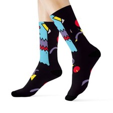 1980's Design Crew Socks - Retro 80s