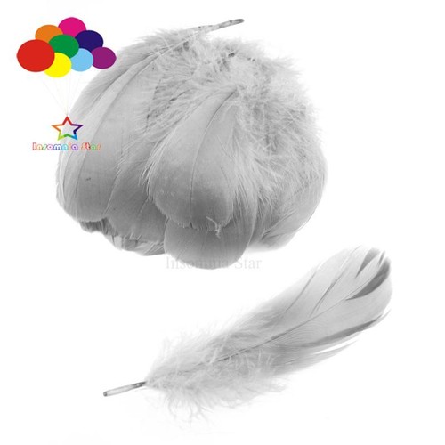 Diy 100 Pcs/Lot Colourful Goose feather 4-7cm 1-2 Inch Stage Props Dream Catcher - Picture 48 of 138
