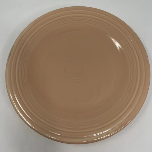 Fiesta Ware Apricot Dinner Plate 10.5” Peach Homer Laughlin HLC Retired