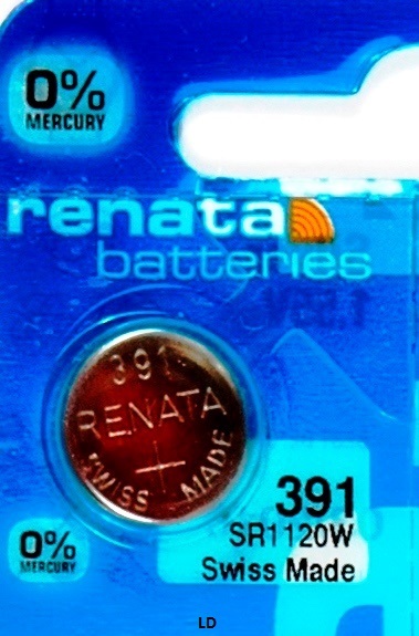 391 RENATA SR1120W WATCH BATTERY SR1120 V391 New packaging Authorized Seller