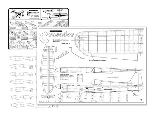 Mercury Crusader - Control Line Model ~ Laser-cut Balsa Wing RIB & Former SET - Picture 4 of 5
