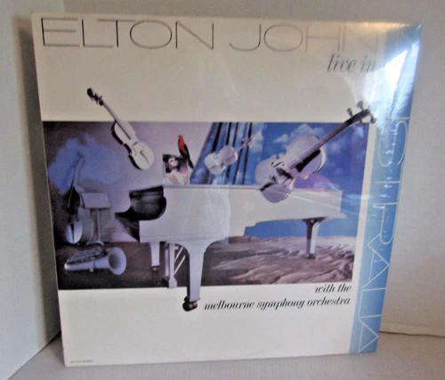 Elton John Live in Australia NEW SEALED vinyl 2 LP record set MCA 1987