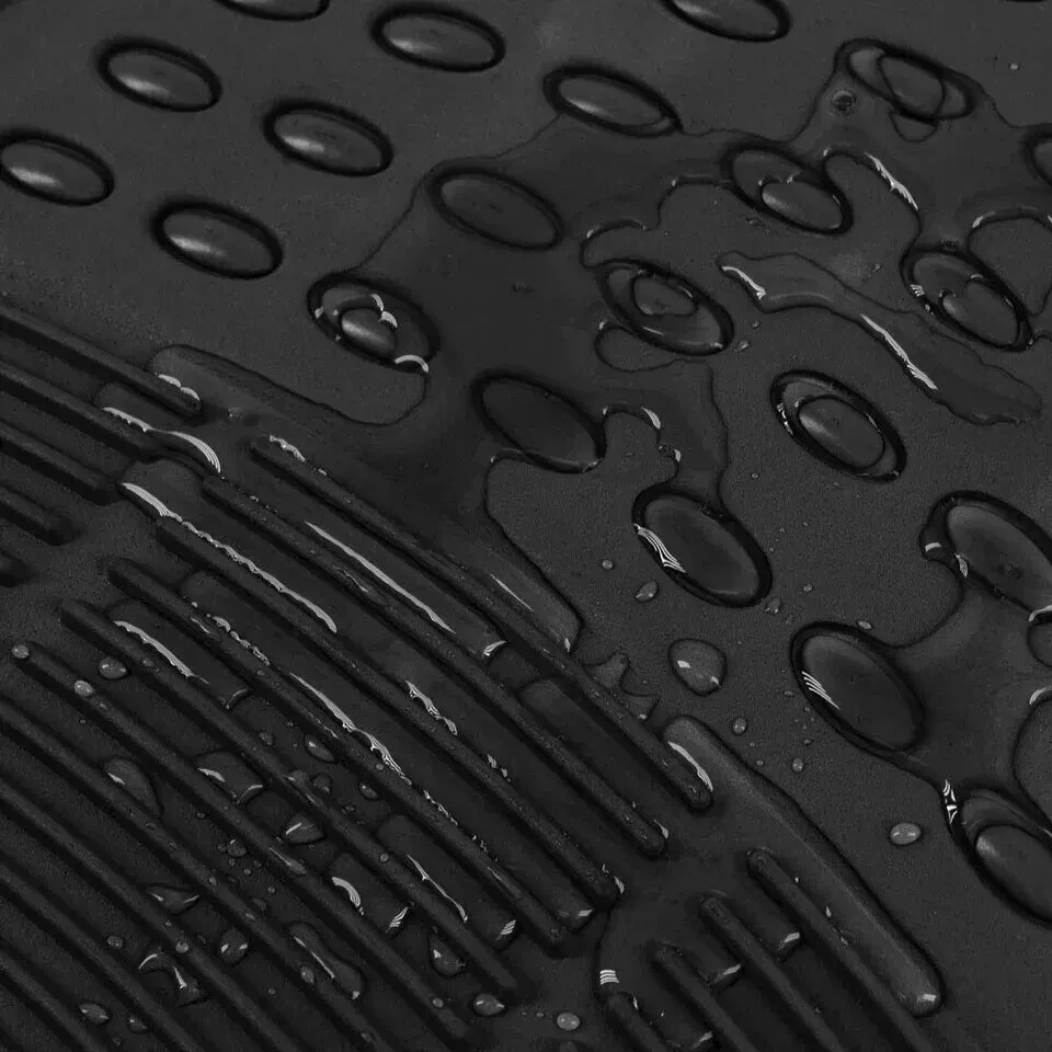 适用于所有捷豹汽车脚垫 3 件黑色橡胶耐用重型 — 第 4/4 张图片