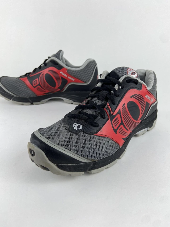 Pearl Izumi X- Road Fuel II Zapatos de Ciclismo para Hombres 7, Eur 40 Bicicleta de Carretera Negro Rojo Foto 3 de 4