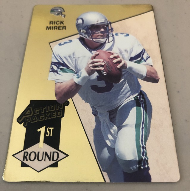 Rick Mirer Seattle Seahawks Football Cards 2 Rookie Card Lot 0533 