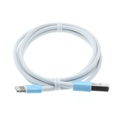 For iPhone SE (2020) - MFI USB CABLE 3FT CERTIFIED CHARGER CORD WHITE