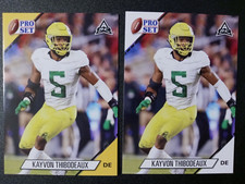 (2) 2021 Leaf Pro Set ARC Gold/Base Kayvon Thibodeaux RCs # 6 New York Giants