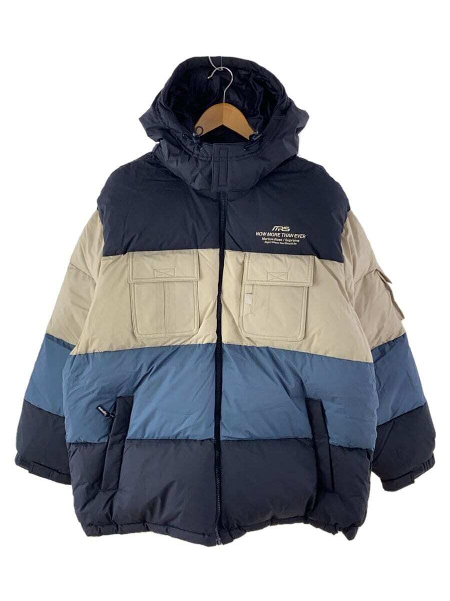 込☆Supreme “Jacquard Denim Puffer JK”☆黒M Supreme Fat Tip