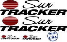 PONTOON BOAT SUNTRACKER DECALS STICKER USA MA...