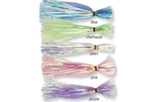5 pc Tuna Mahi Skirts Seawitch Saltwater Trolling Mylar Lures 6 inch 1/4 oz Lot