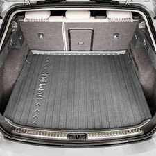 DriveDen Fitted Rubber Boot Liner Mat for Seat Leon ST Mk.3 14-20 Raised Floor