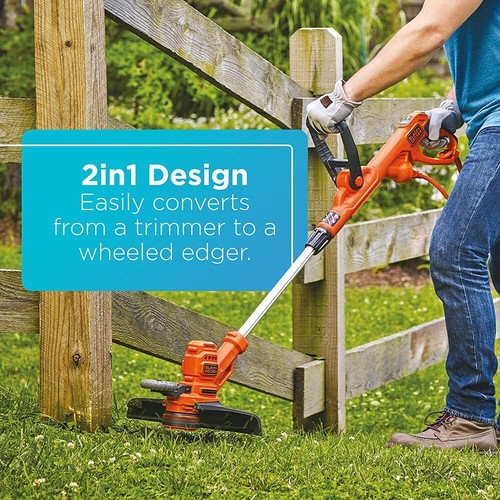 BLACK DECKER 6.5 Amp 14 Inch Automatic Feed String Trimmer Edger AFS Technology - Picture 3 of 5