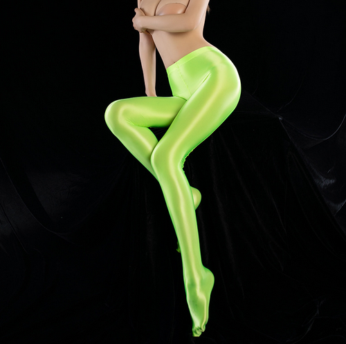 Collant femme sexy brillant brillant opaque danse yoga sport collant ultra slim fit - Photo 22/38