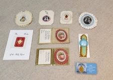 SCAPULARS BADGES POCKET SHRINES PRAYERS 9 RELIGIOUS ITEMS