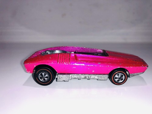 Redline Hotwheels Pink 1969 Whip Creamer Mattel Collectors Toy Car - Picture 3 of 7