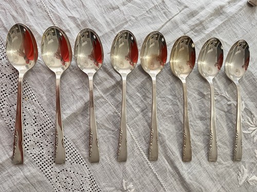 1881 ROGERS ONEIDA LTD Silver Plate Flatware Set PROPOSAL EXCELLENT 50 Pieces - Picture 8 of 10