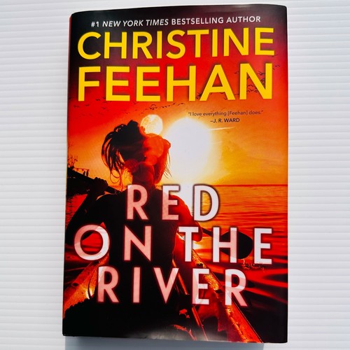 Christine Feehan First Edition/Print Lot (2) HCDJ Dark Whisper, Red On The River - Picture 14 of 24