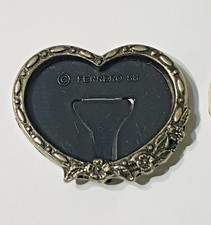 Metallfiguren Soldatini Kinder Cornice Cuore con scritta  Ferrero 88 con cartina