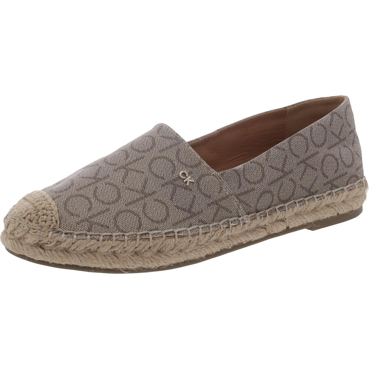 Женские популярные бежевые эспадрильи Calvin Klein с логотипом 95 Medium BM BHFO 4302 11590₽