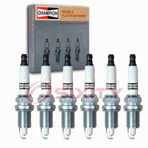 6 pc Champion Double Platinum Spark Plugs for 1993-2004 Jeep Grand Cherokee tn