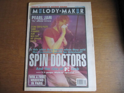 MELODY MAKER - OCT 16 1993 - SPIN DOCTORS SUEDE PJ HARVEY BLUR NICK CAVE (B)