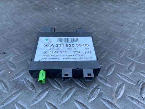 ✔MERCEDES W219 W211 E550 CLS55 CLS550 MODULE DE COMMANDE D'ENTRÉE DE PORTE SANS CLÉ OEM