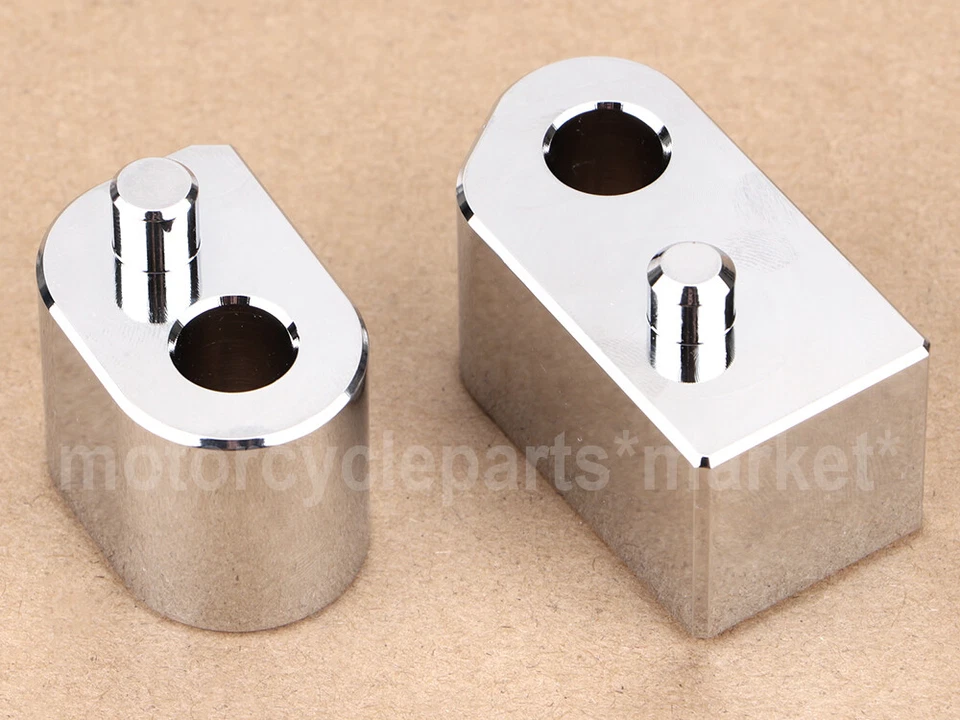 Extensión espaciadora de piso de conductor de motor de 1" para Harley Electra Road Glide King Foto 4 de 4