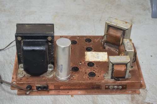 1959 Motorola Stereo Vacuum Tube Amplifier (12AX7 6BQ5 5U4) Chassis HS-793D SK29