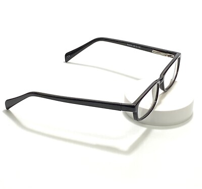 Modern Brave Black Authentic Eyeglasses 50-15-135 MODERN EYEGLASSES FRAME BRAVE BLACK/BROWN 50-15-135 FULL RIM  main image 4