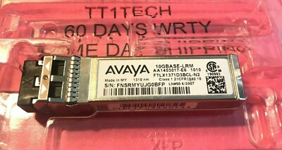 Avaya AA1403017-E6 10GBASE-LRM SFP+LRM 1310nm 220m FTLX1371D3BCL-N2 transceiver 