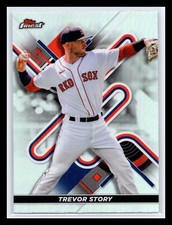 2022 Finest #50 Trevor Story Refractor Parallel Boston Red Sox