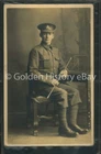5th SUSSEX REGT  RP REAL PHOTO POSTCARD MILITARY WW1 SOLDIER