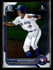 2022 Bowman #BCP-97 Martin Gimenez Chrome Prospects Card Toronto Blue Jays