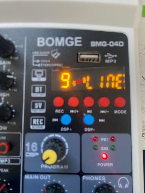 Bomge 04D BMG-04D Portable Bluetooth 4 Channel DJ Audio