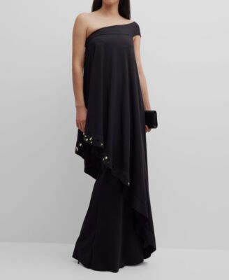 chiara boni one shoulder dress Zenab One Shoulder Gown