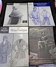 Vintage Crochet  Knit Pattern Books - Stoles, Capes, Sweaters, Shawls, Shorties